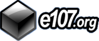 e107 CMS system website compromised