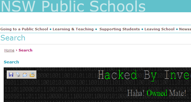 NSW Public Schools website vulnerable to XSS vulnerability