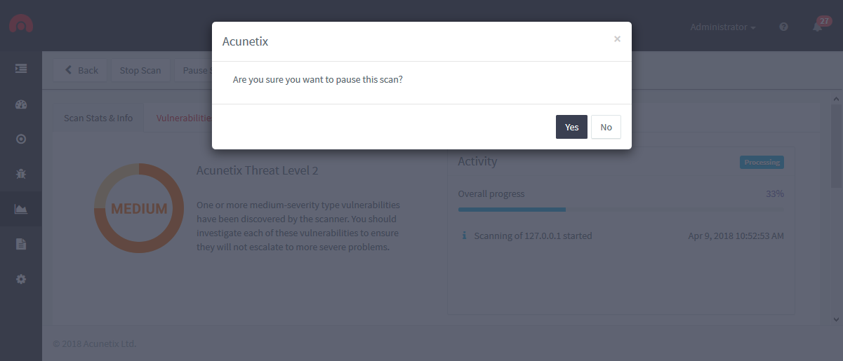 Acunetix Web Vulnerability Scanner