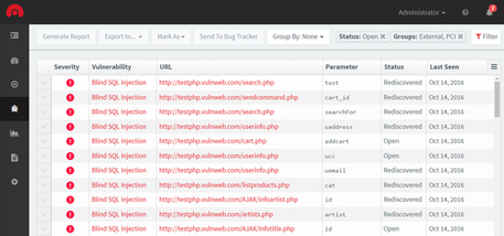 Acunetix Online Vulnerability Scanner