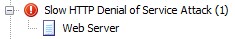 Slow HTTP Denial of Service Attack Alert