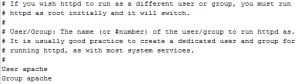 apache server security User Group