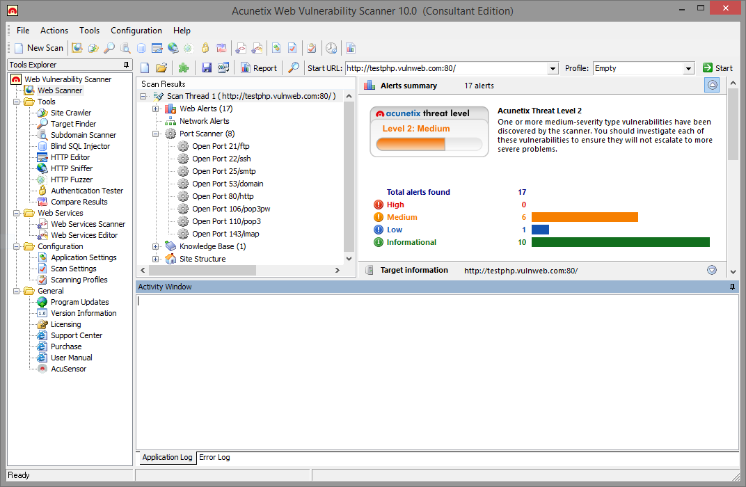 Download Acunetix Web Vulnerability Scanner 120180911134