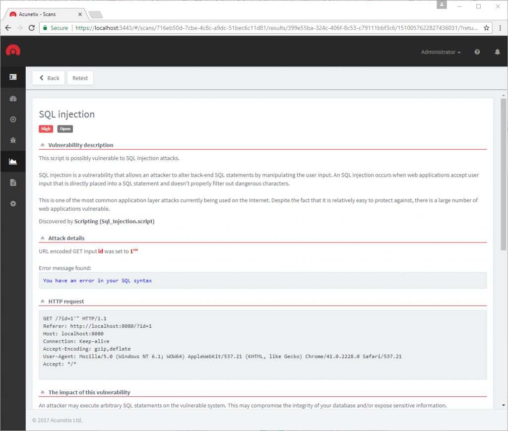 prevent sql injection