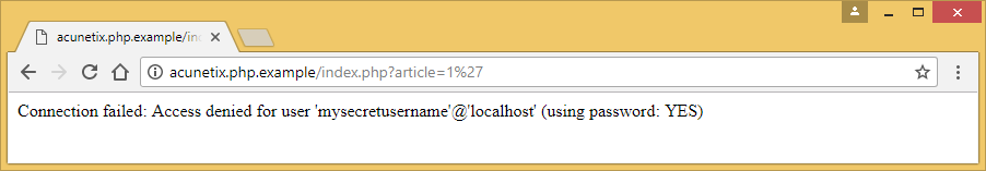 PHP security