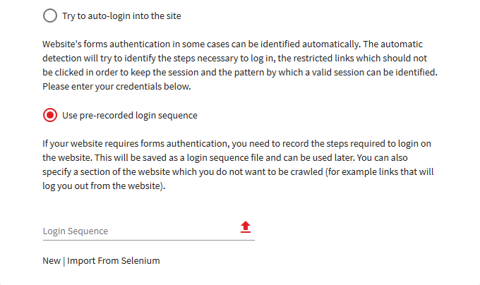 Use pre-recorder login sequence