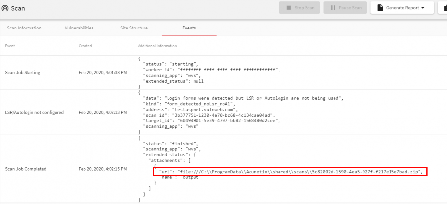 Adding Custom Checks – Location of Log Files